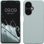 kwmobile telefoonhoesje geschikt voor OnePlus Nord CE 3 Lite 5G / Nord N30 5G - Hoesje met siliconen coating - Smartphone case in cool mint