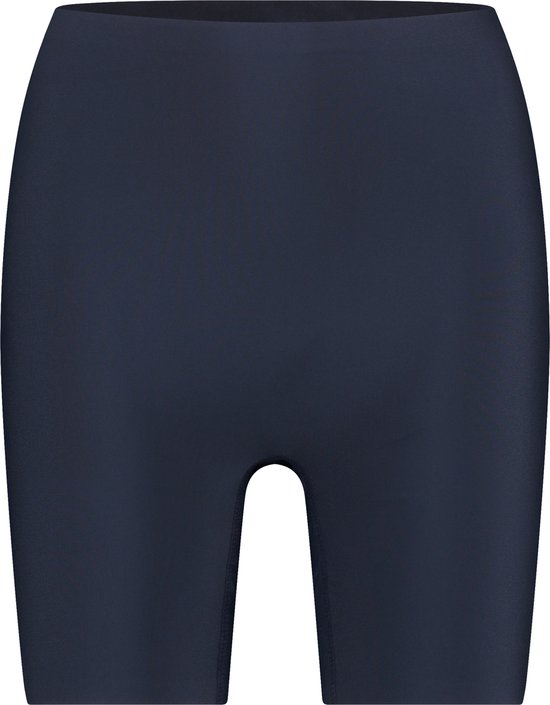 Basics high waist long shorts dark navy voor Dames | Maat M