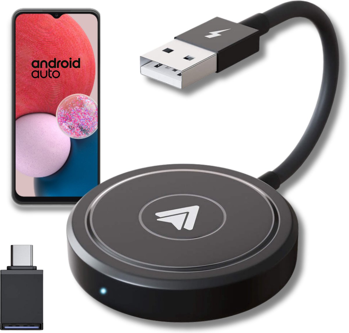 Carme Luxe Android Auto Dongle 2023 Nieuwste Model Car Dongle