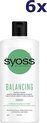6x Syoss Conditioner - Balancing 440 ml