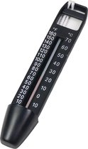 Delphin zwembad thermometer zwart 25 cm