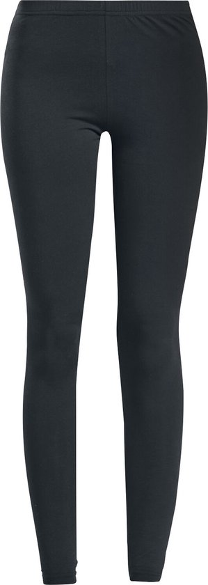 R.E.D. Rock-Engineered Design Zwarte basic leggings met elastiek - Dames - XS