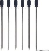 Swarovski Pen Navulling Diamant Pen - 6 Stuks - Zwart - 7cm