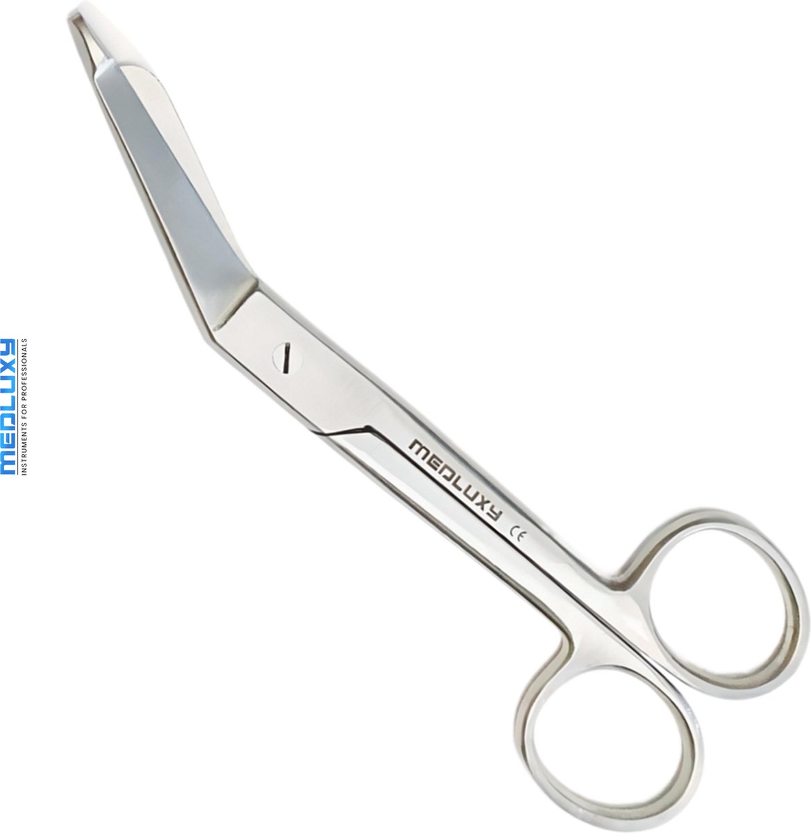 Goedkoopste MEDLUXY® - Lister Verbandschaar - 18 cm - Professionele Kwaliteit - Rechtshandig (Verpleegkundige Schaar, Chirurgische Schaar, EHBO, Verpleegkunde, Medische Schaar