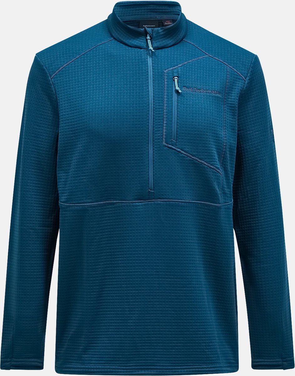 Peak Performance Trail Polartec Zip Skipully Heren Blauw L