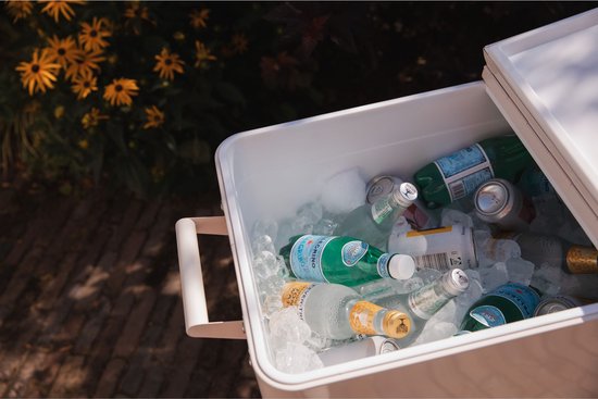 Zuiver Cooler Be Cool Koelbox/ Koelwagen Tuin Crème van Merkloos — afbeelding 5