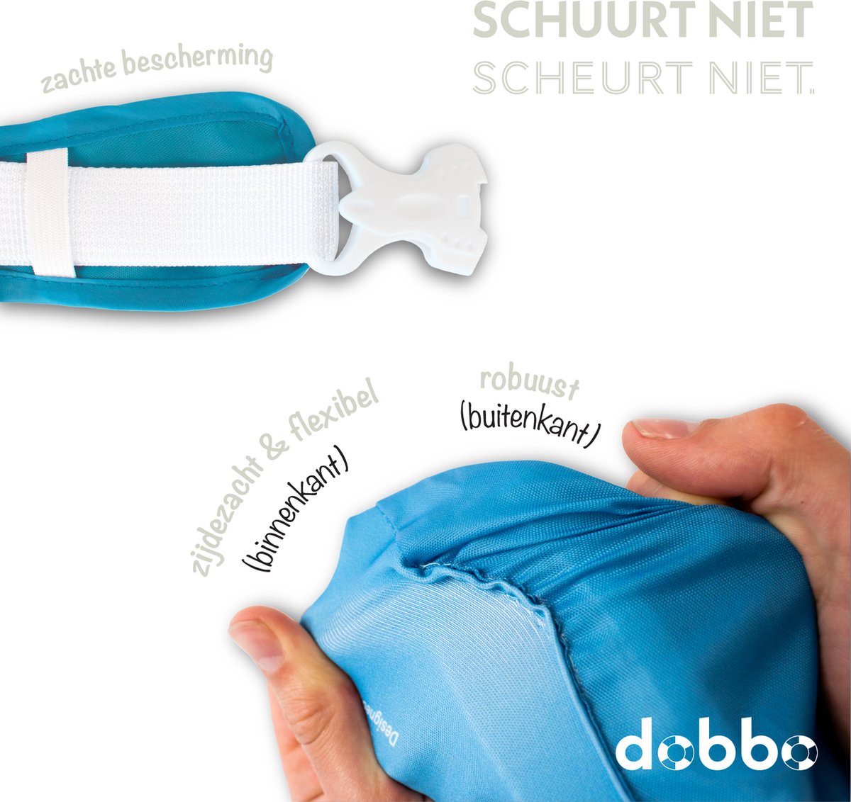 DOBBO Peter de Panda - Puddle Jumper - Zwembandjes - Zwemvest - Zwemvleugels - voor Kind van 2 tot 6 jaar - Grijs — afbeelding 2