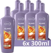 Bol.com Andrélon Shampoo - Glans - milde shampoo verrijkt met zomertarwe en honing - 6 x 300 ml aanbieding