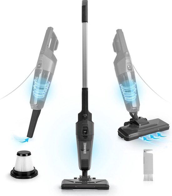 2-in-1 Stofzuiger 600W Lichtgewicht Zwart/Rood - 2-in-1 - €132,95