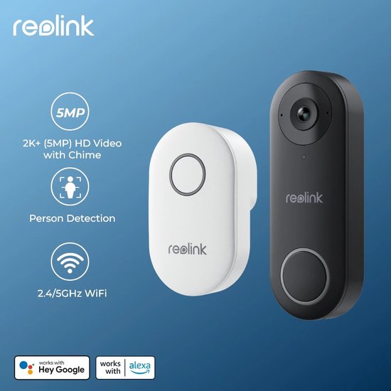 Video deurbel met camera en wifi - Video-intercom - Video deurbel - Slimme deurbel