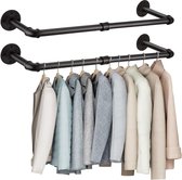 Uittrekbare Kledingstang Voor Garderobekast - Aluminiumlegering, Robuuste Verstelbare Telescopische Stang, Opslagruimte Besparen (Grijs, 292 mm Uittrekbare Kledingstang Voor Garderobekast - Aluminiumlegering, Robuuste Verstelbare Telescopische Stang, Opslagruimte Besparen (Grijs, 292 mm