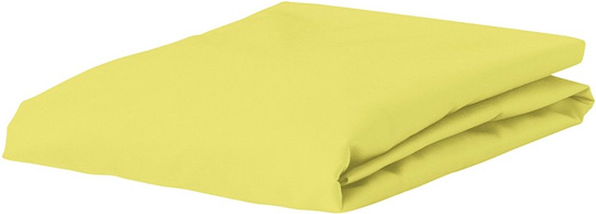 Essenza Premium Percale Hoeslaken Canary Yellow - 120x190