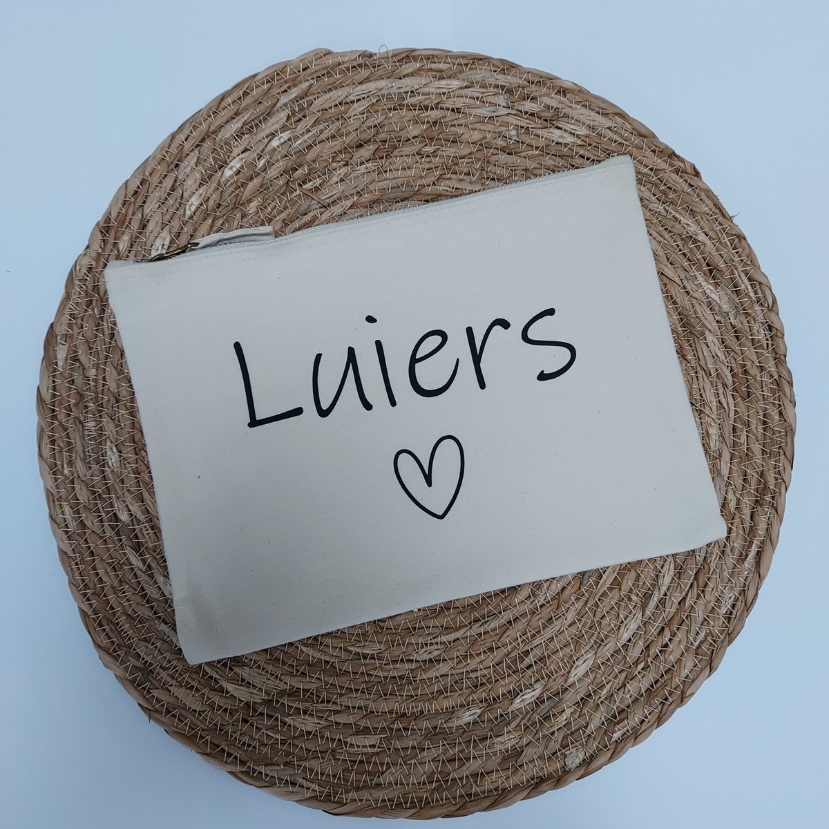 Het blije snoetje - organizer luiertas - luiers - etui - luiertas - Organizer zakje mombag / luiertas- kraamcadeau - Crème