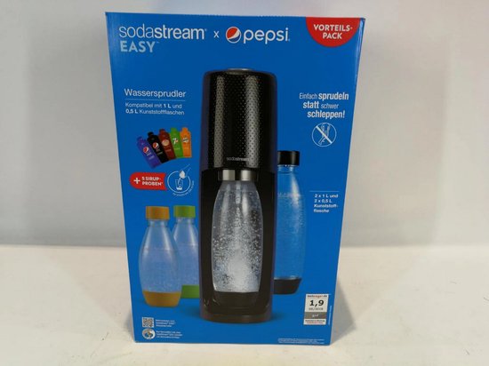 Foto: Sodastream easy gemakkelijke frisdrankmakerset zonder pepsi siroopmonsters