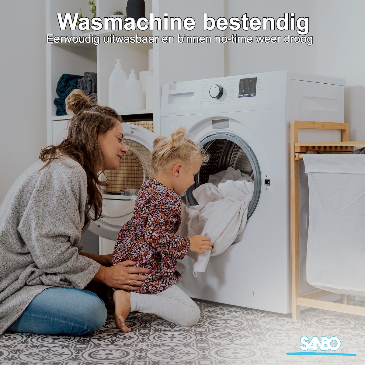Sanbo Elektrische Deken - 2 Persoons - 150 x 160 cm - Wasmachinebestendig - Onderdeken - 7 Standen - Met Hoekelastieken – foto 6