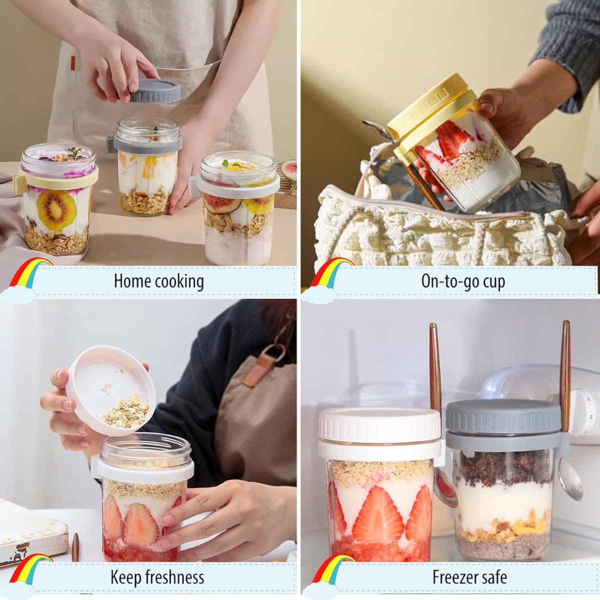 Overnight oats met pistache en kadayif - Snoepgezond