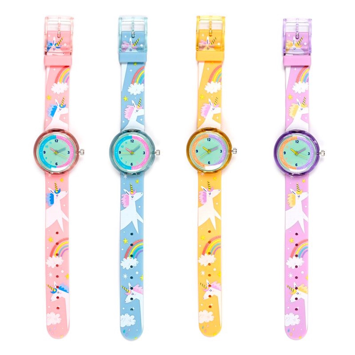 Unicorn Magic Analogue Watch - Horloge- Willekeurige Kleur "My First Watch"