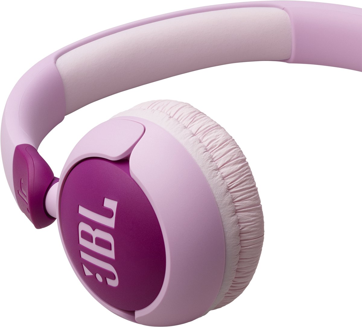 JBL JR 320 - Kinderkoptelefoon - Bedrade Koptelefoon Kind - 85 dB Veilig Volume - On-ear - Met Microfoon - 3.5 mm Jack - Voor School & Tablet - Roze Paars – foto 6