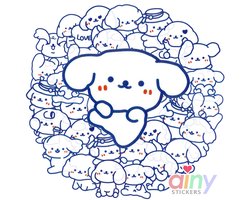 Ainy Kawaii Hond PET Stickers 40 stuks voor bullet journal, fotoalbum, wenskaarten, laptop, telefoon, waterfles, ook geschikt als muursticker, geschenksticker, skateboard sticker, graffiti sticker, knutselen stickervellen voor kinderen / volwassenen