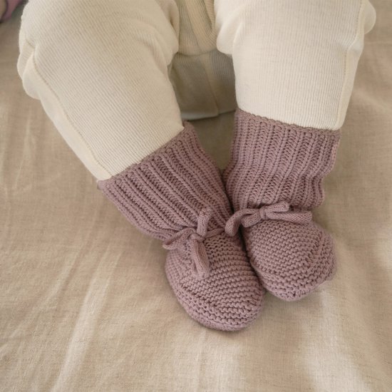 Chaussons en tricot Lodger - 0 à 6 mois - Rose