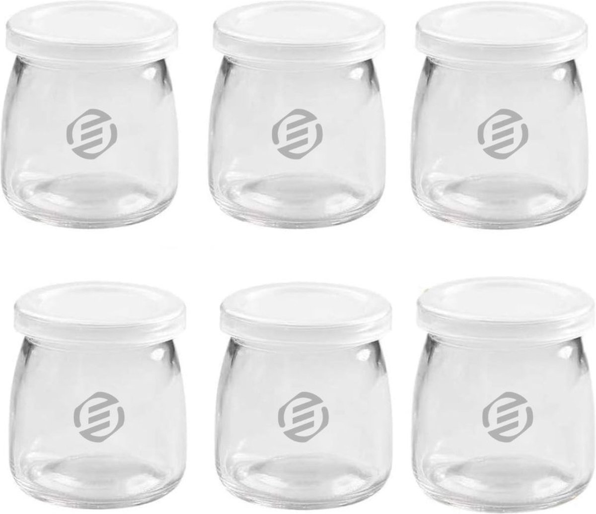 Equivera Overnight Oats Potjes - Muesli Beker - Mason Jar - Havermout - Set - Must have voor jouw ontbijt