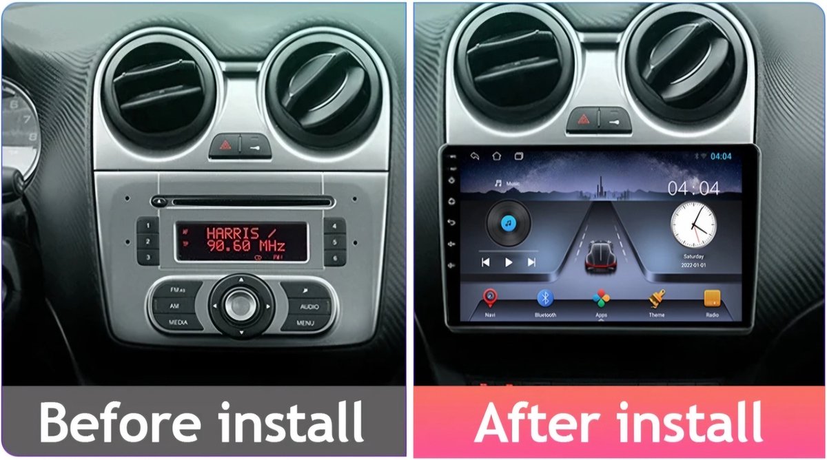 Autoradio Android 15 Per Alfa Romeo Mito 2008-2016 – 7 Pollici HD, CarPlay E Android Auto Wireless, 4G+64G