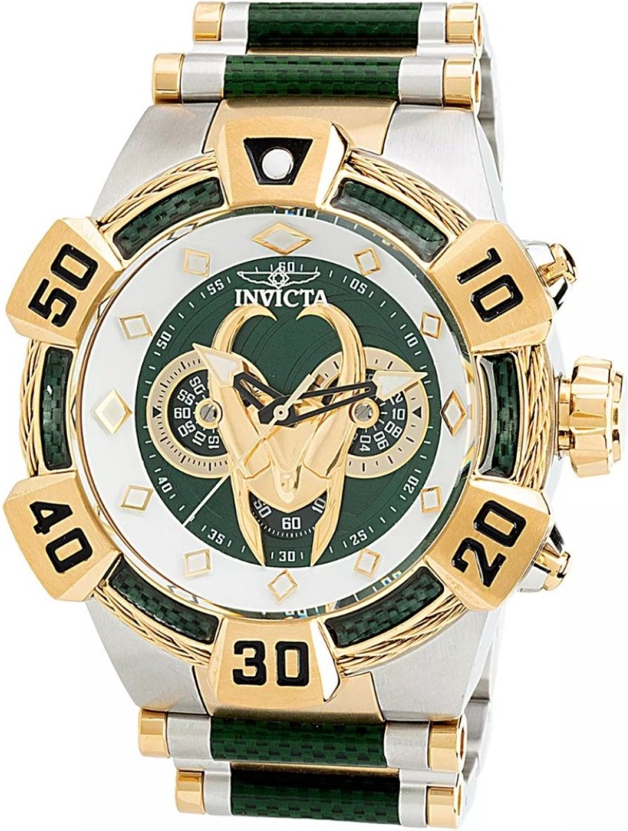 Invicta Marvel - Loki 37603 Quartz Herenhorloge - 52mm