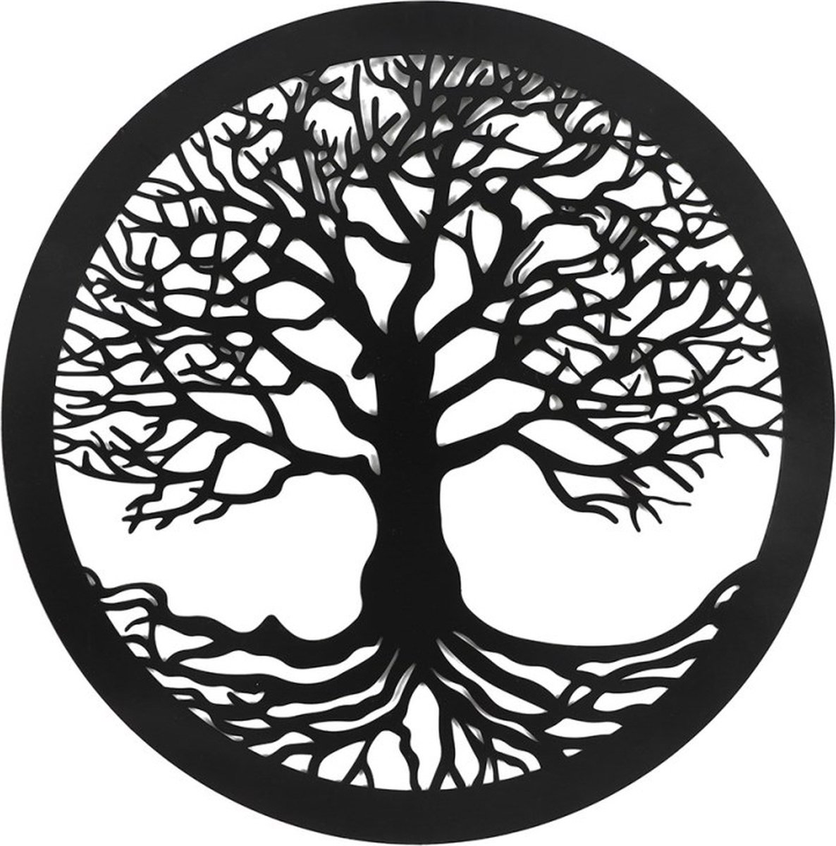 - Something Different - Levensboom - Metalen Wanddecoratie 40cm - Metalen wandbord Tree of Life