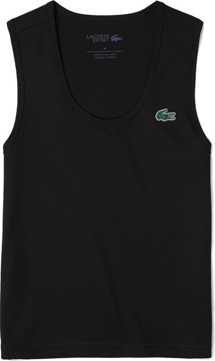 T-shirt Lacoste Tf4874 Woman Zwart