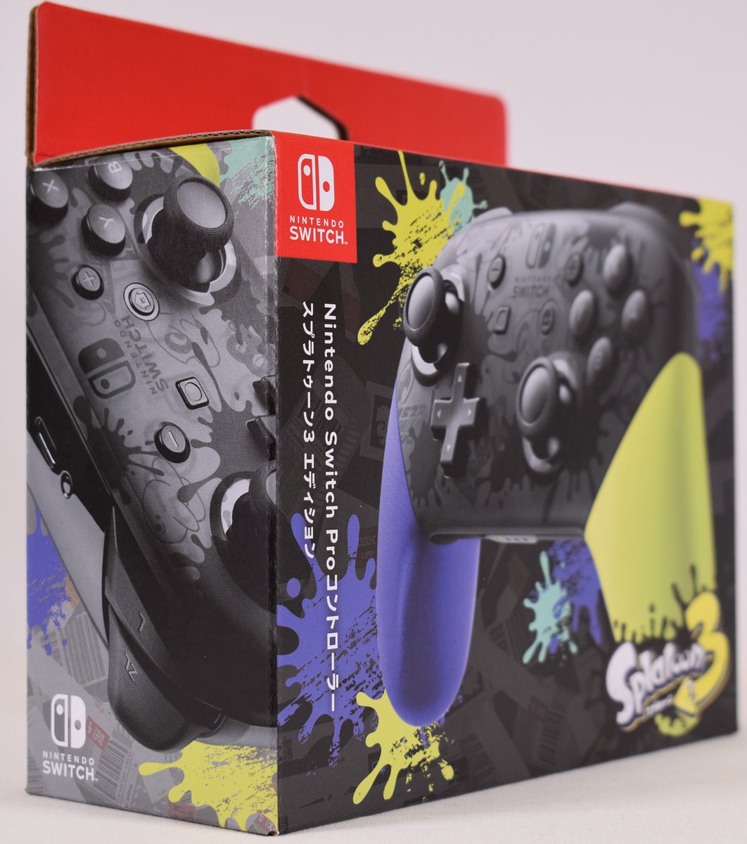 Nintendo Official Switch - Pro Controller - Splatoon 3 Edition JP