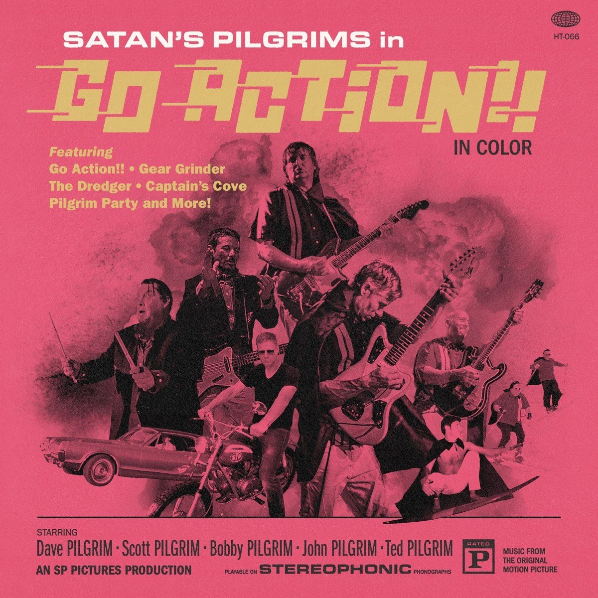 Satan's Pilgrims - Go Action!! (LP) (Limited Edition) (Coloured Vinyl)