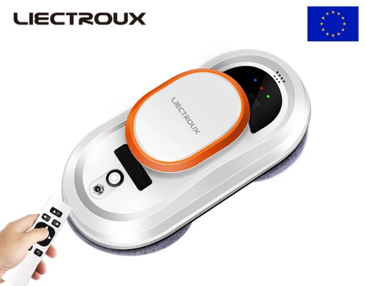 Liectroux® HCR-09 Robotramenwasser - Robot ruitenreiniger - Met afstandsbediening - 2800Pa zuigkracht - Auto Waterspray - Glasreiniger - Schoonmaken - Ruitenwasser - Frame Detectie - Raamrobot - Intense reiniging - Wit