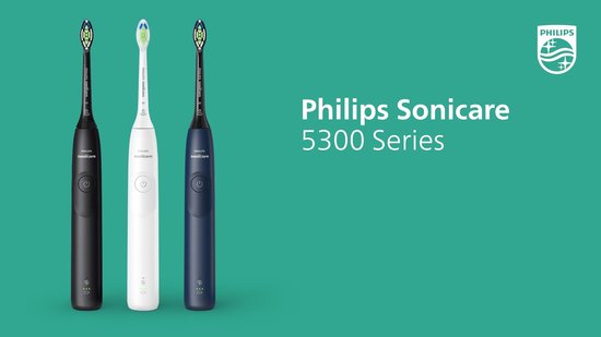 Philips Sonicare 5300 Series - Elektrische Tandenborstel - Zwart - Reisetui - Wittere tanden - HX7101/02