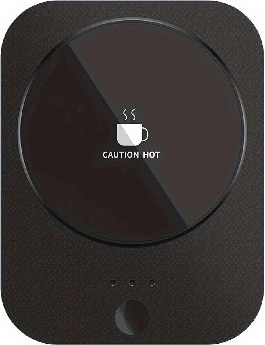 Bovista Cup Warmer - Mok Warmer - Mug Warmer - Koffie Warmer - Verwarmde Onderzetter - Koffie Warmhouder - Koffiekop Verwarmer - Kop Warmer - USB - Kopjes - Zwart