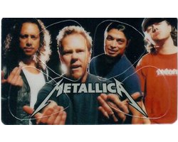 Metallica - Albums - Plectrum - Pikcard met 4 plectrums