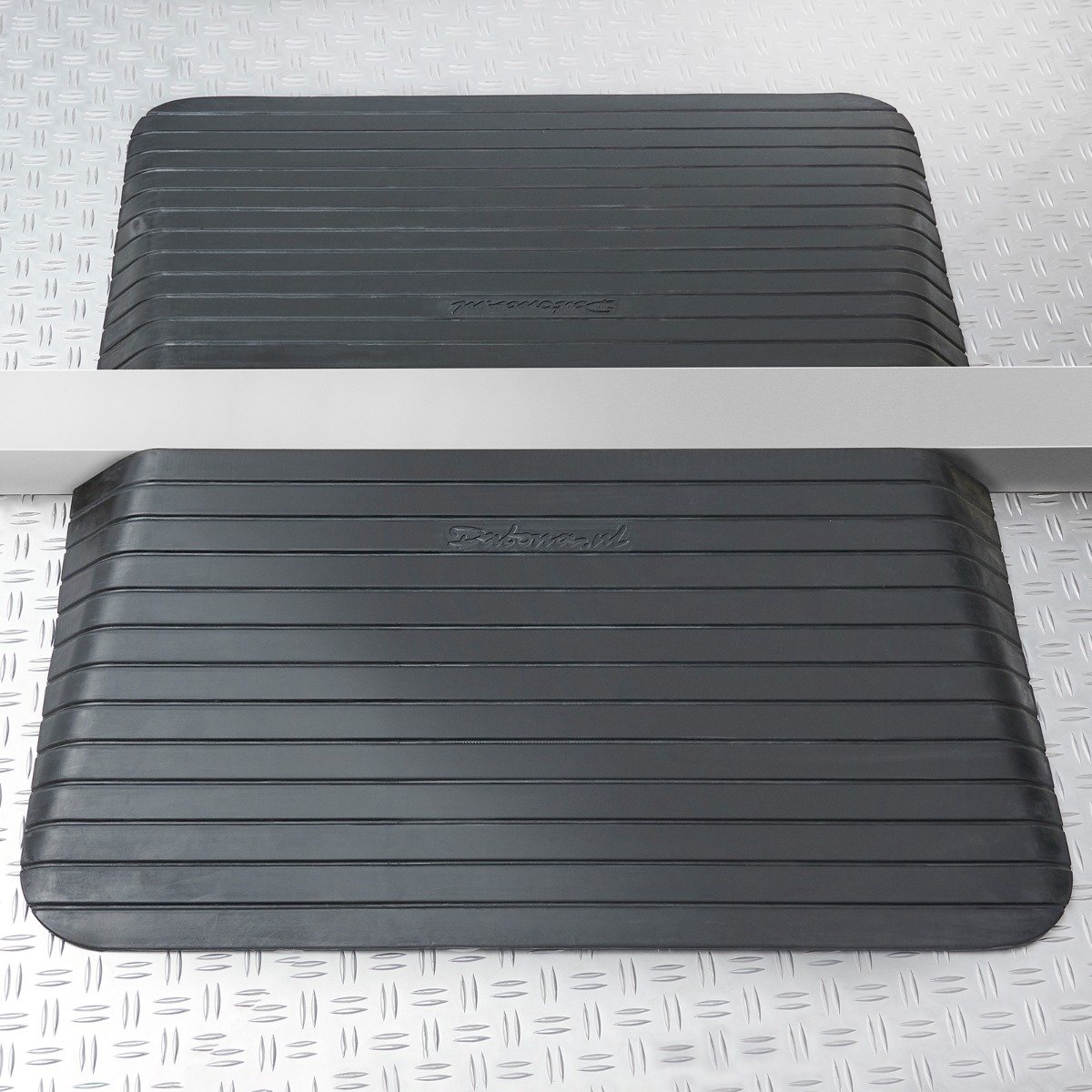 Datona® Drempelhulp van rubber 75 mm hoog 2 stuks