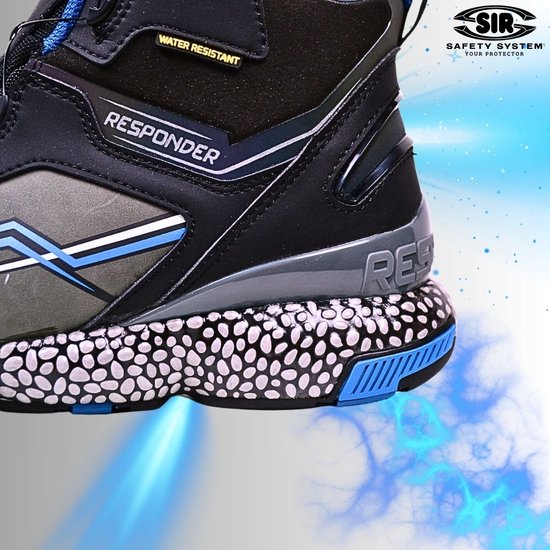 MANHATTAN Chaussures de travail Hautes S3 - Chaussures de sécurité - Cuir Nubuck - Imperméables - Embout Aluminium