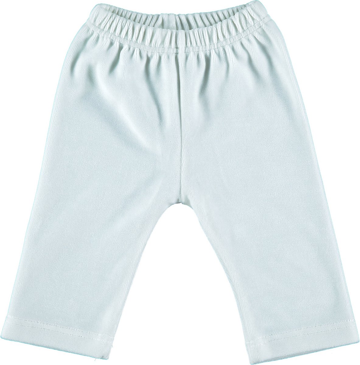 Baby broekje velours wit 62-68 Limo basics