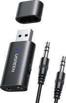 Ugreen - zender - zender/ontvanger Bluetooth 5.0 draadloze audio-adapter 3,5 mm mini-jack zwart - (CM523 - 60300)