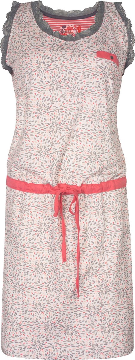 Irresistible Dames Nachthemd - 100% Katoen - Beige