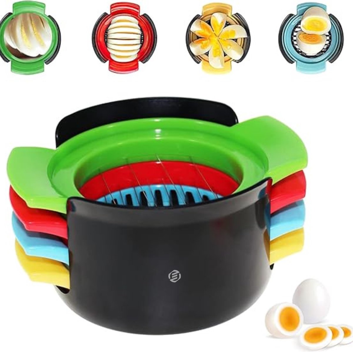 Equivera Eiersnijder - Eiersnijer - Eier Snijder - Eiersnijders - Champignonsnijder - Keukenbenodigdheden - Keuken Accessoires - Eiergereedschap - Egg Slicer