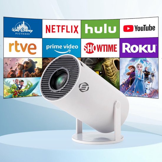 Equivera Mini Beamer - Draagbare Beamer - Beamer - Mini Beamer Projector - Projector - Mini Projector