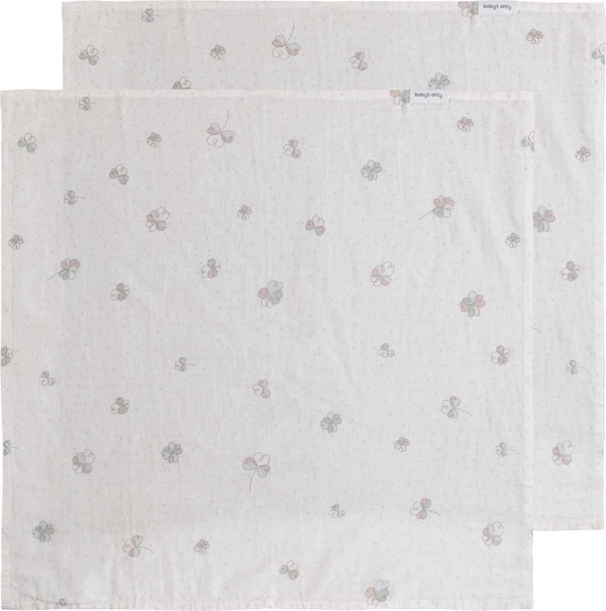 Goedkoopste Baby's Only Hydrofiele doek Tender - 2-pack - Clover - 65x65 cm