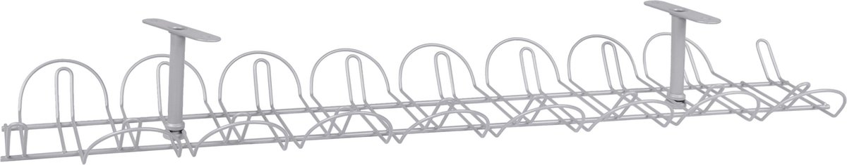 Zilveren, horizontale kabelafdekking 70 cm SIGNUM
