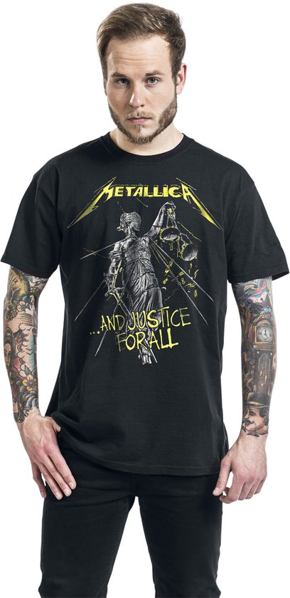 Metallica... And Justice For All - T-shirt Tracklist noir 3XL Katoen - Produits dérivés du groupe, Groupes