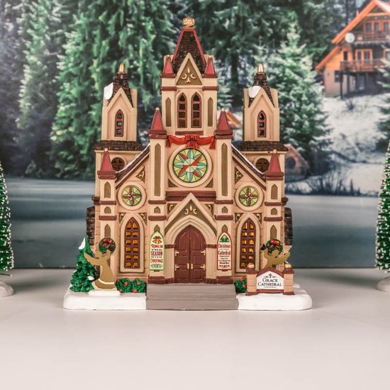 Lemax - 'Grace Cathedral' - Verlicht gebouw