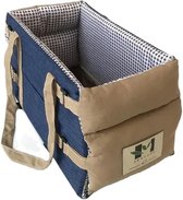 HIFUAR Autoverhoger voor huisdieren, kleine honden, armleuning, boosterstoel voor auto, middenconsole, hond, autostoel, middenconsole, hondenzitje (grijs blauw HIFUAR Autoverhoger voor huisdieren, kleine honden, armleuning, boosterstoel voor auto, middenconsole, hond, autostoel, middenconsole, hondenzitje (grijs blauw