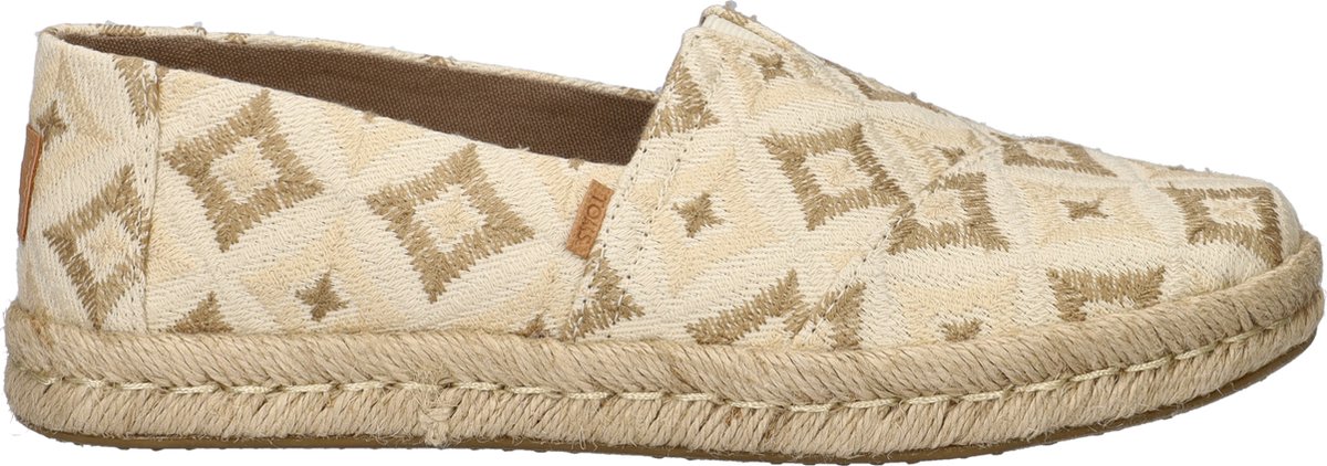 Toms Alpargata dames espadrille - Beige multi - Maat 42