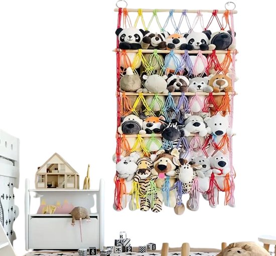 1pc Grote Boho Knuffeldieren Net Of Hangmat, Speelgoed Hangmat, Spullen
