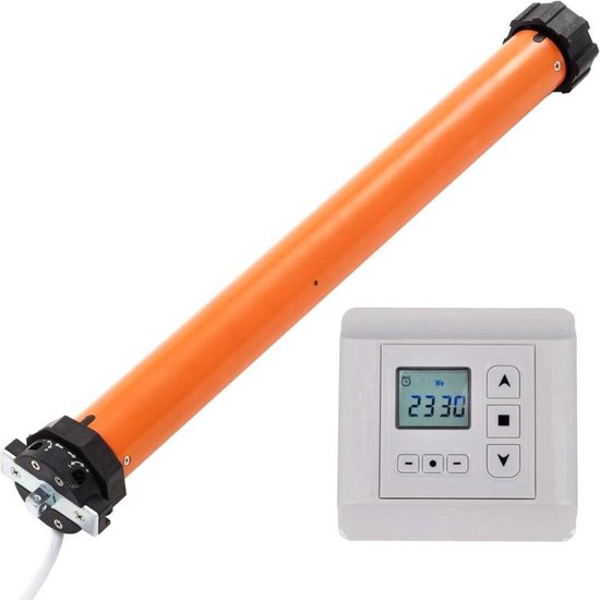 SCHARTEC Radio Rolluikmotor Tube F 40 60 Complete Set Met Afstandsbediening Buismotor Draadloze Rolluikbesturing En Mm As Elektrische Rolluik Motor Rolluikaandrijving Tube Afstandsbediening 690747818